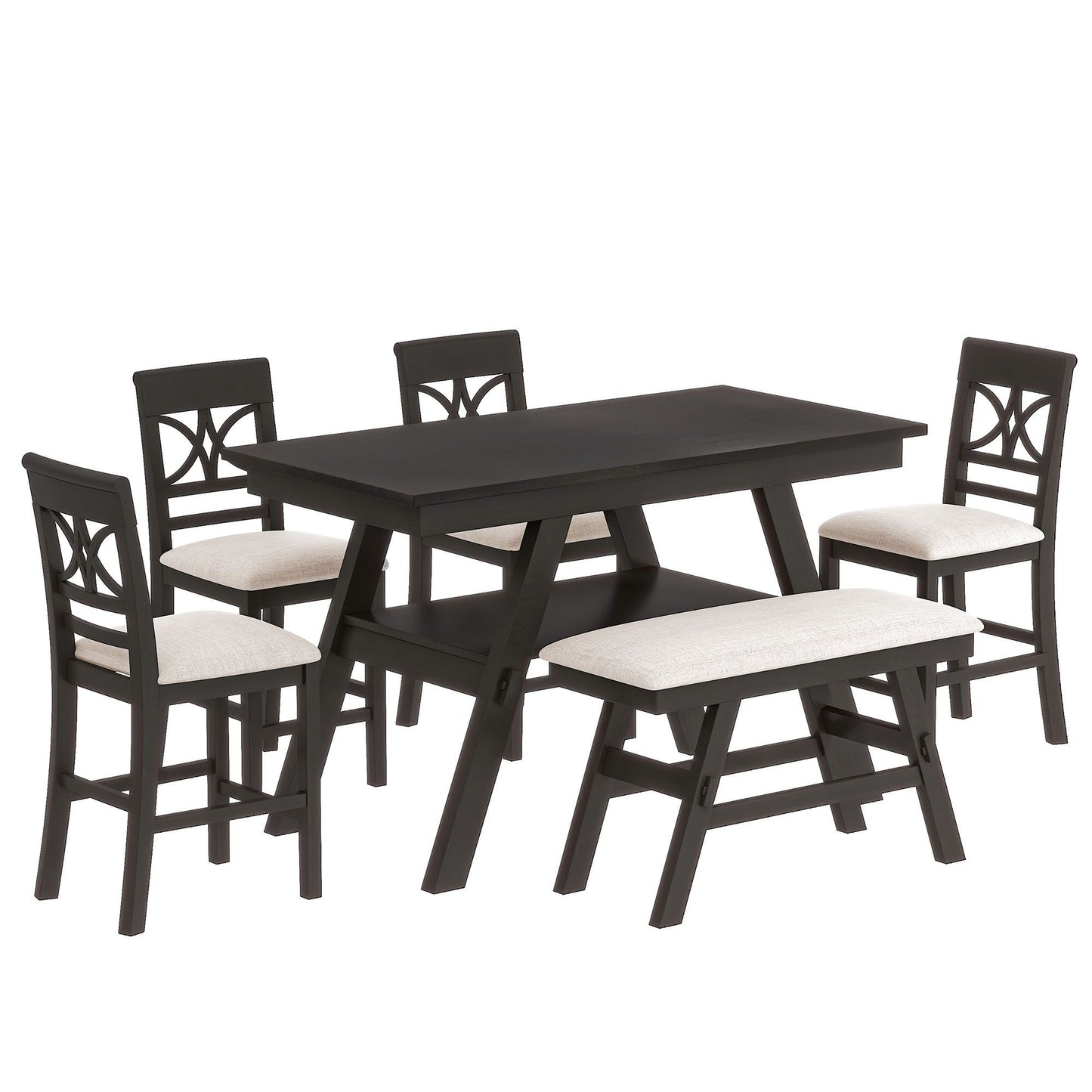 6 Pc. Collette Dining Table Set