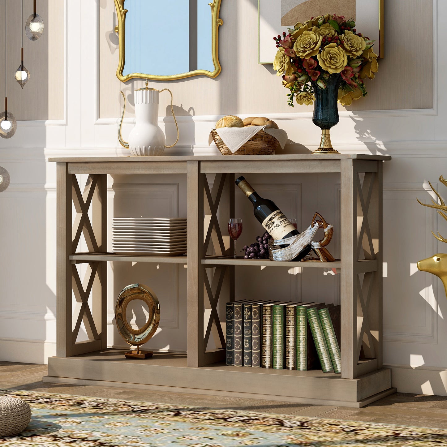 Bakersfield 3-Tier Console Table