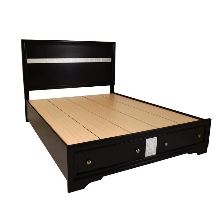 Maisie King 4 Pc. Bedroom Suite in Black