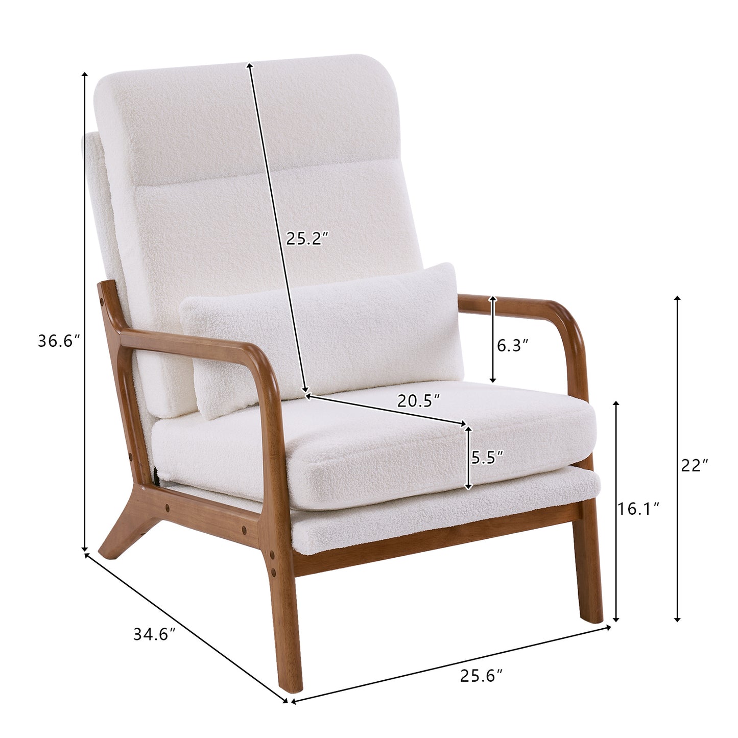 Tinsley High Back Armchair