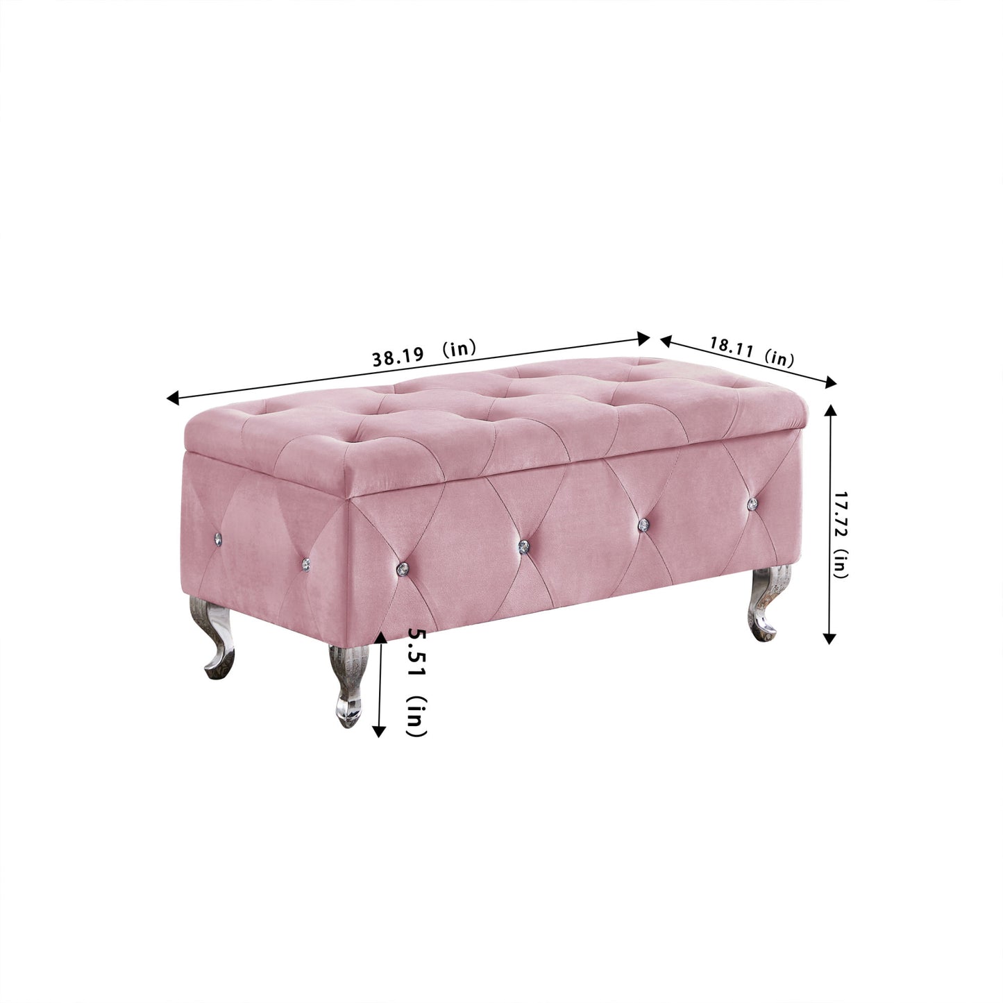 Carrie Ann Tufted Storage Bench