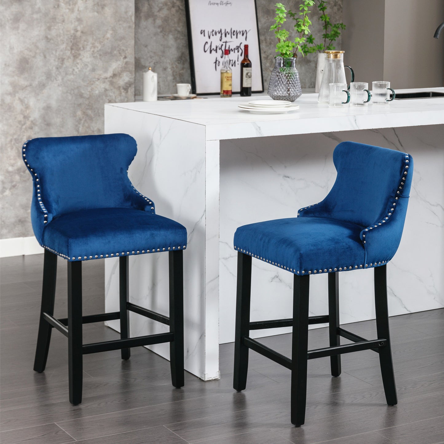 Esquire Upholstered Barstools Set of 4