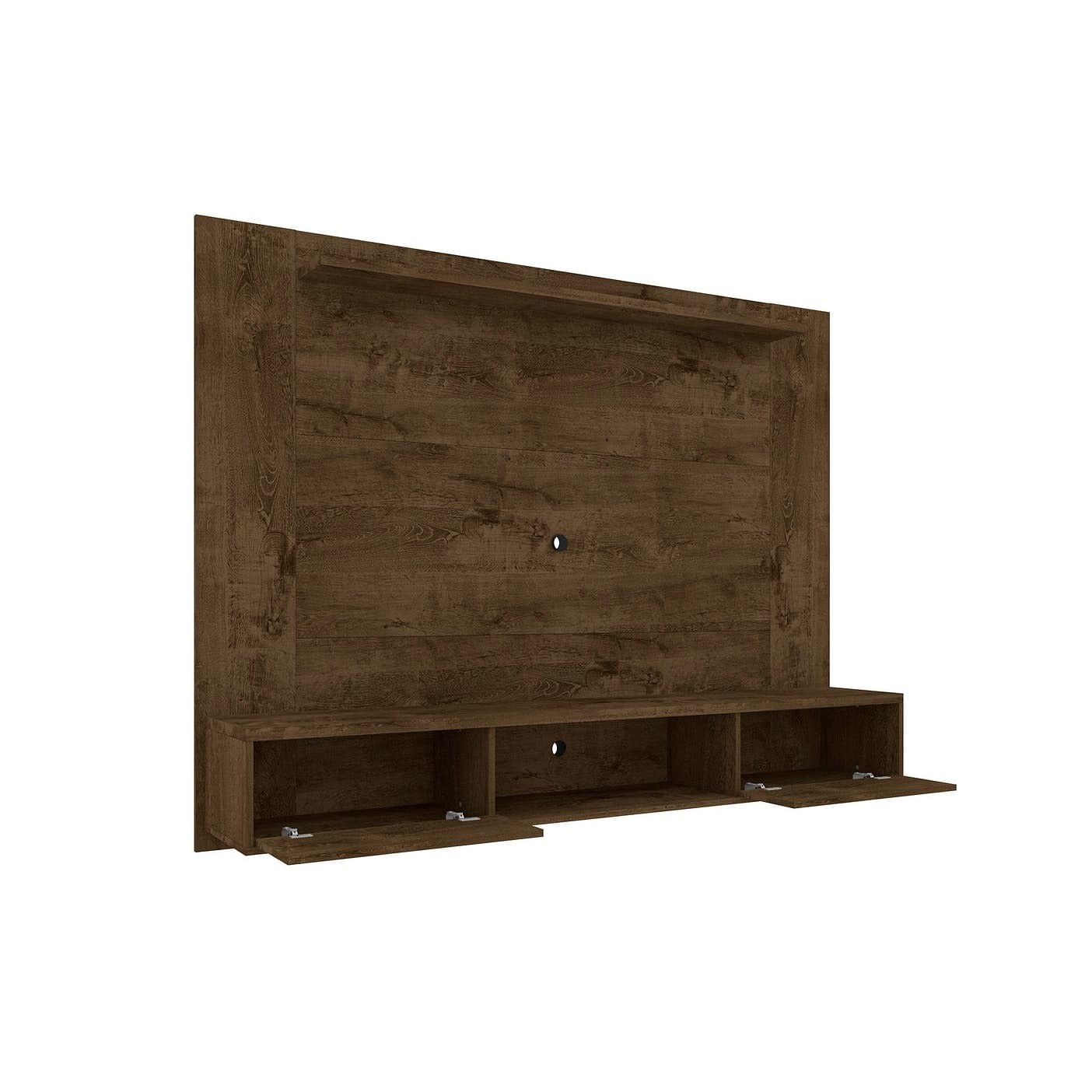 Liberty Floating Entertainment Center with Overhead Shelf