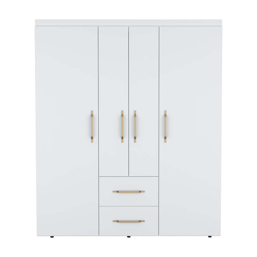 Elma Deluxe Armoire in White