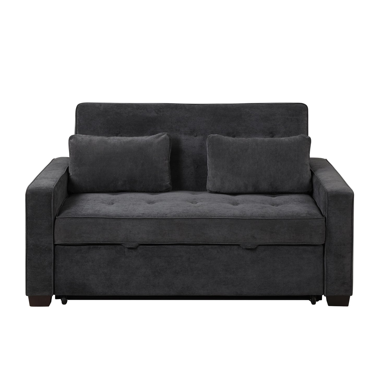 Evander Loveseat Sofa Sleeper in Black