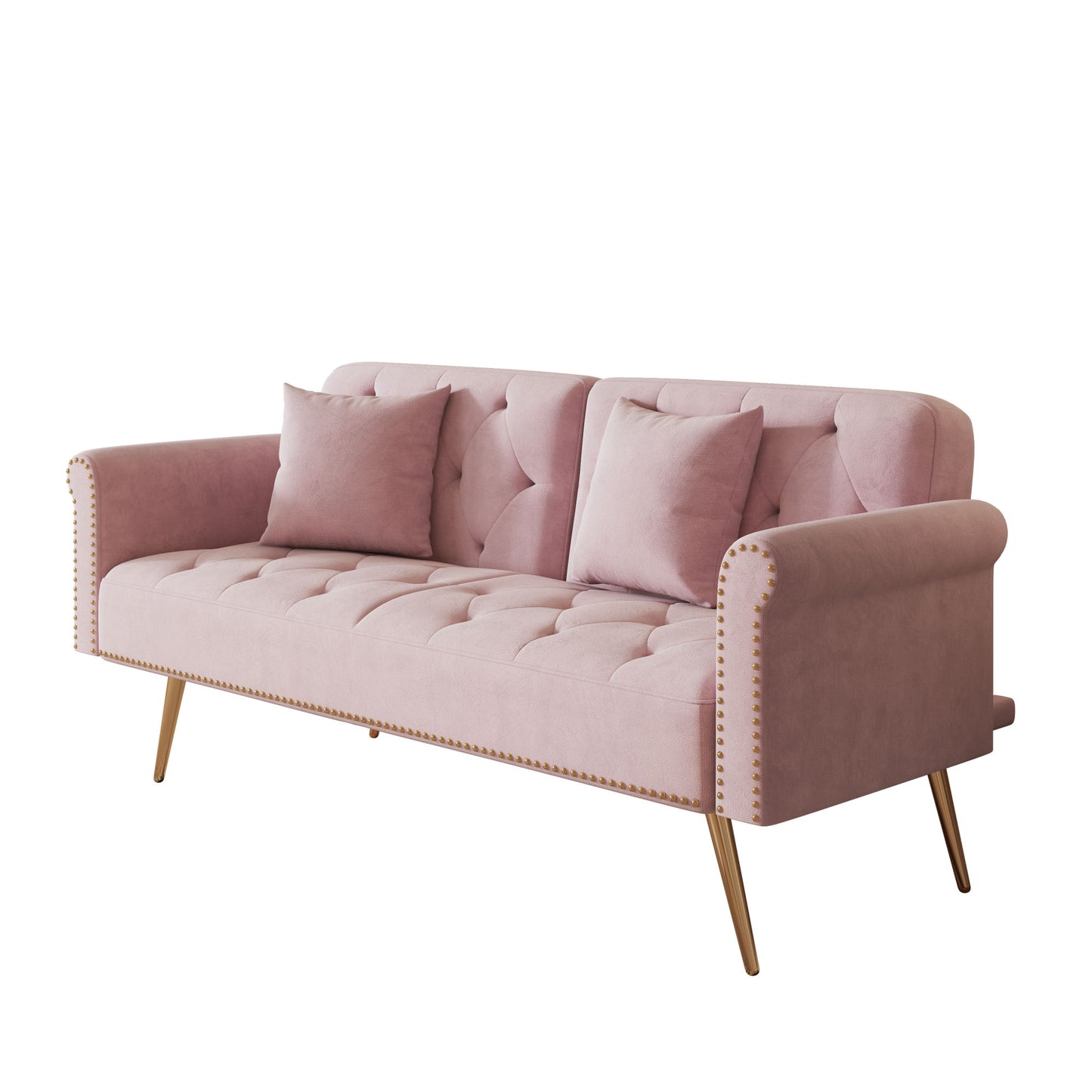 Clairmount Tufted Velvet Sofa Bed