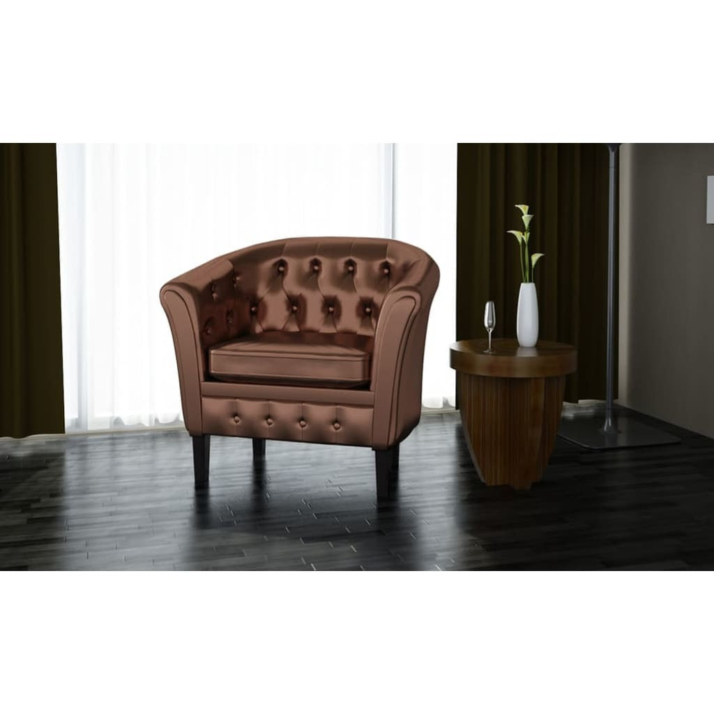 Truman Vegan Leather Club Chair