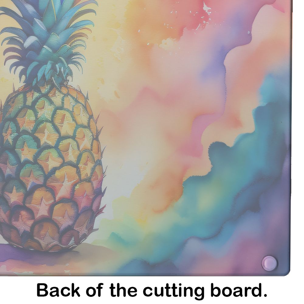 Pineapple III Tempered Glass Kitchen Cutting and Serving Board