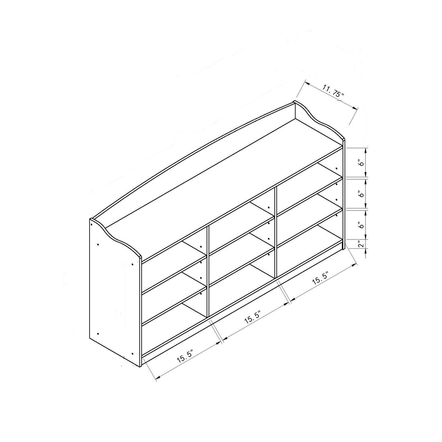 Sunnydale Shoe Storage with Bench