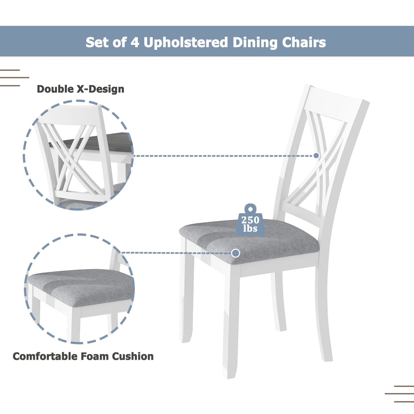 5 Pc. Orchard Lane Dining Table Set