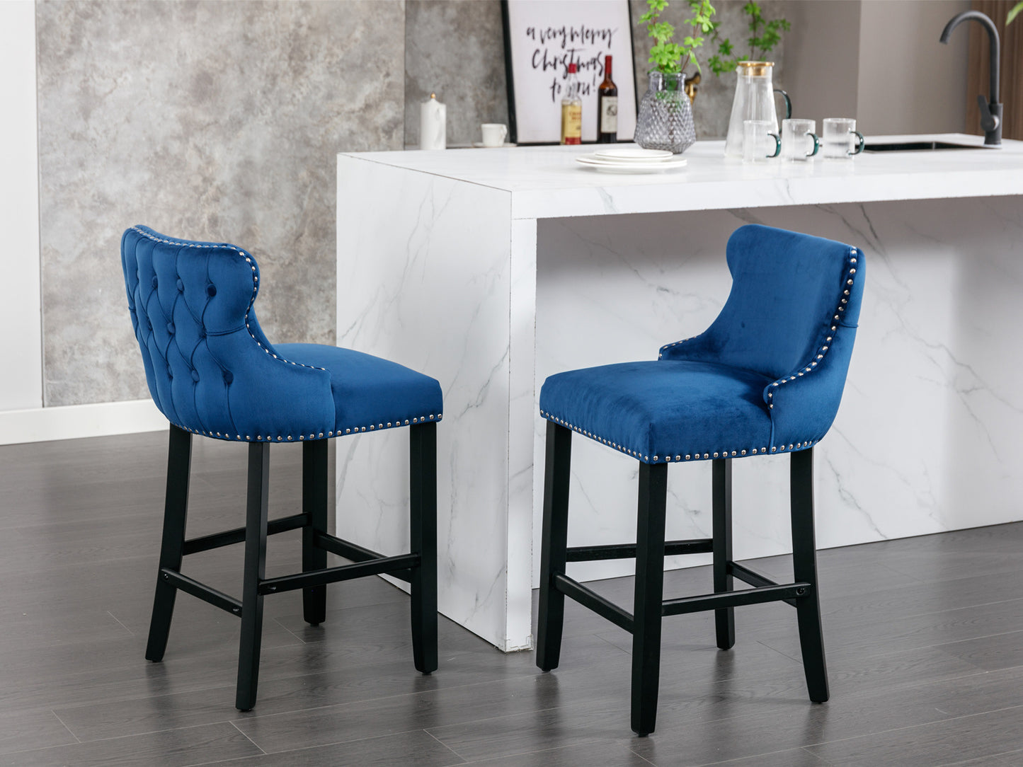 Esquire Upholstered Barstools Set of 4