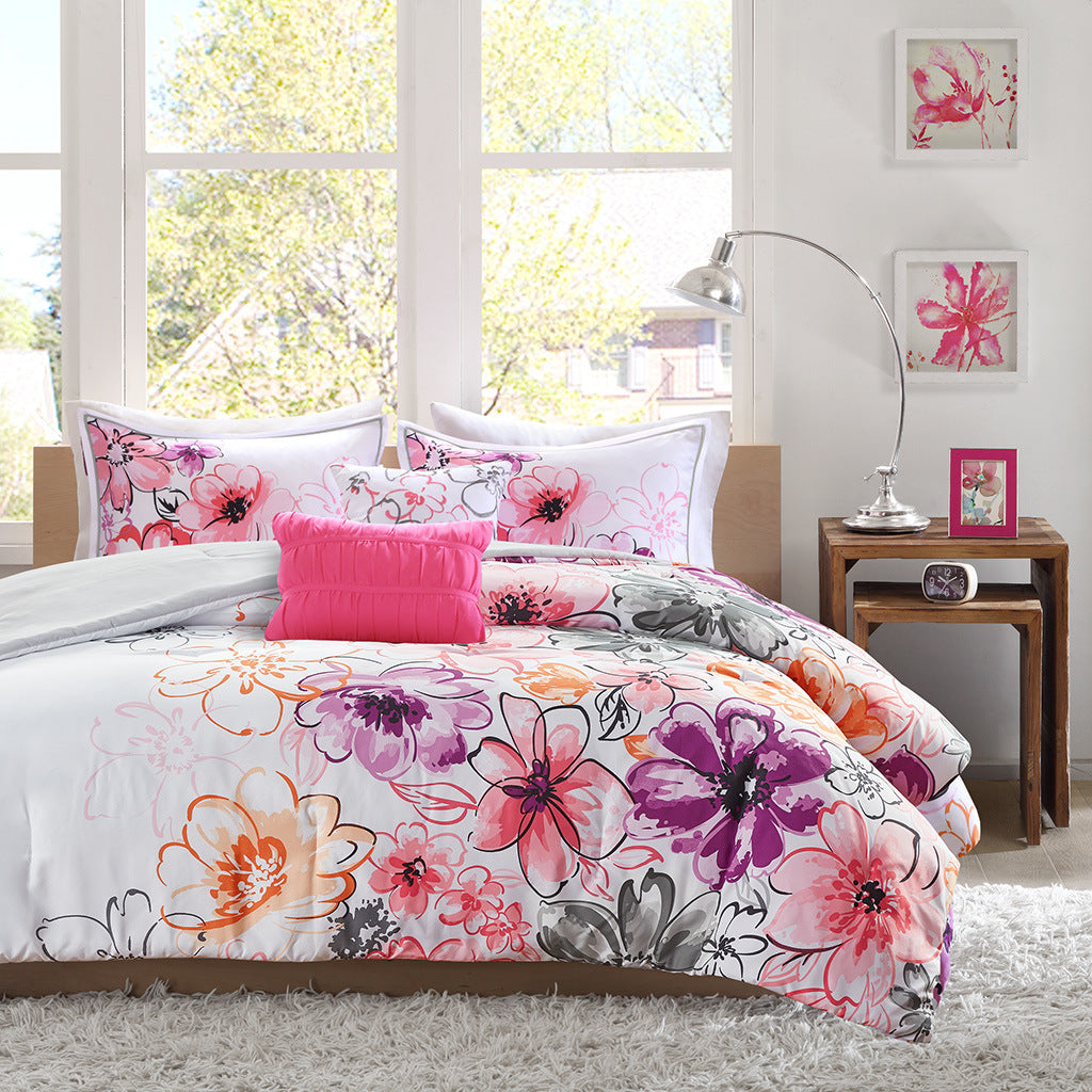 Floral Comforter Set