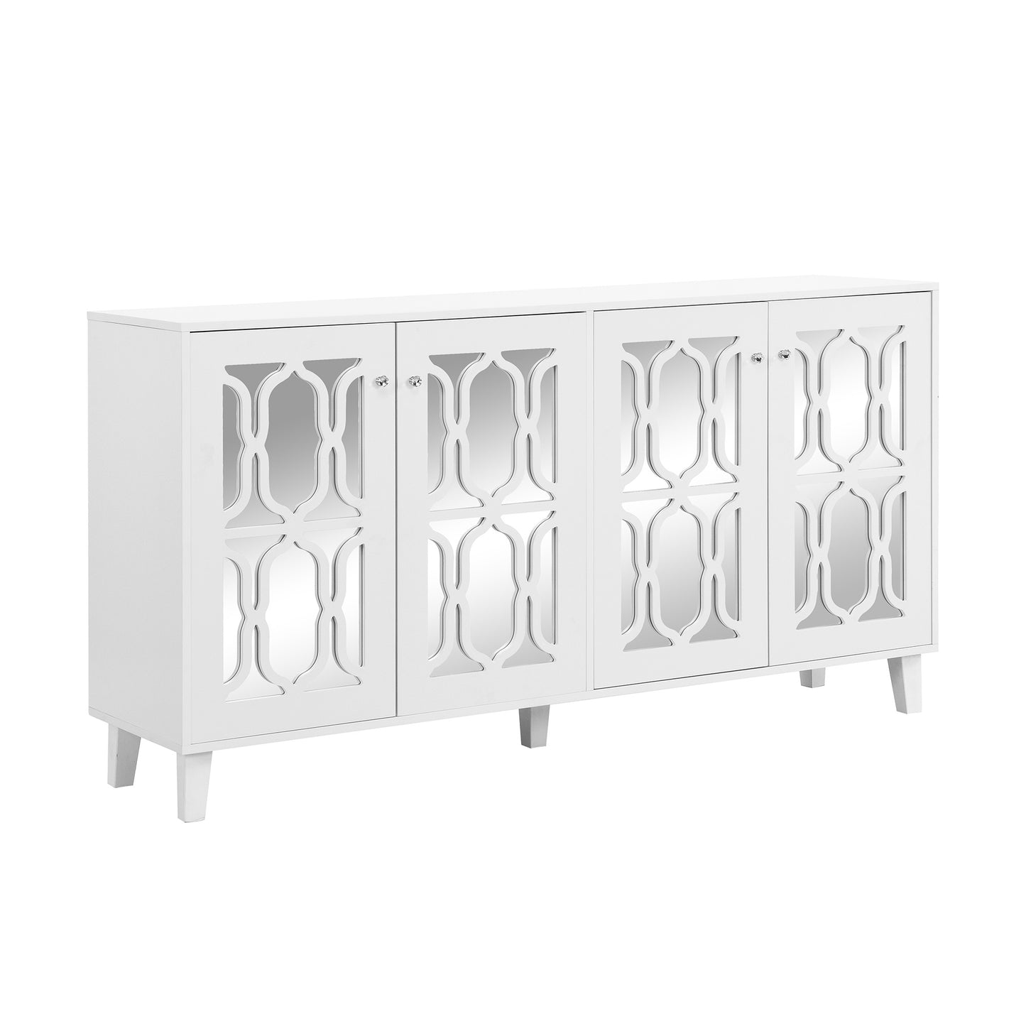 Lakewood Mirrored Buffet Cabinet with Adjustable Shelves