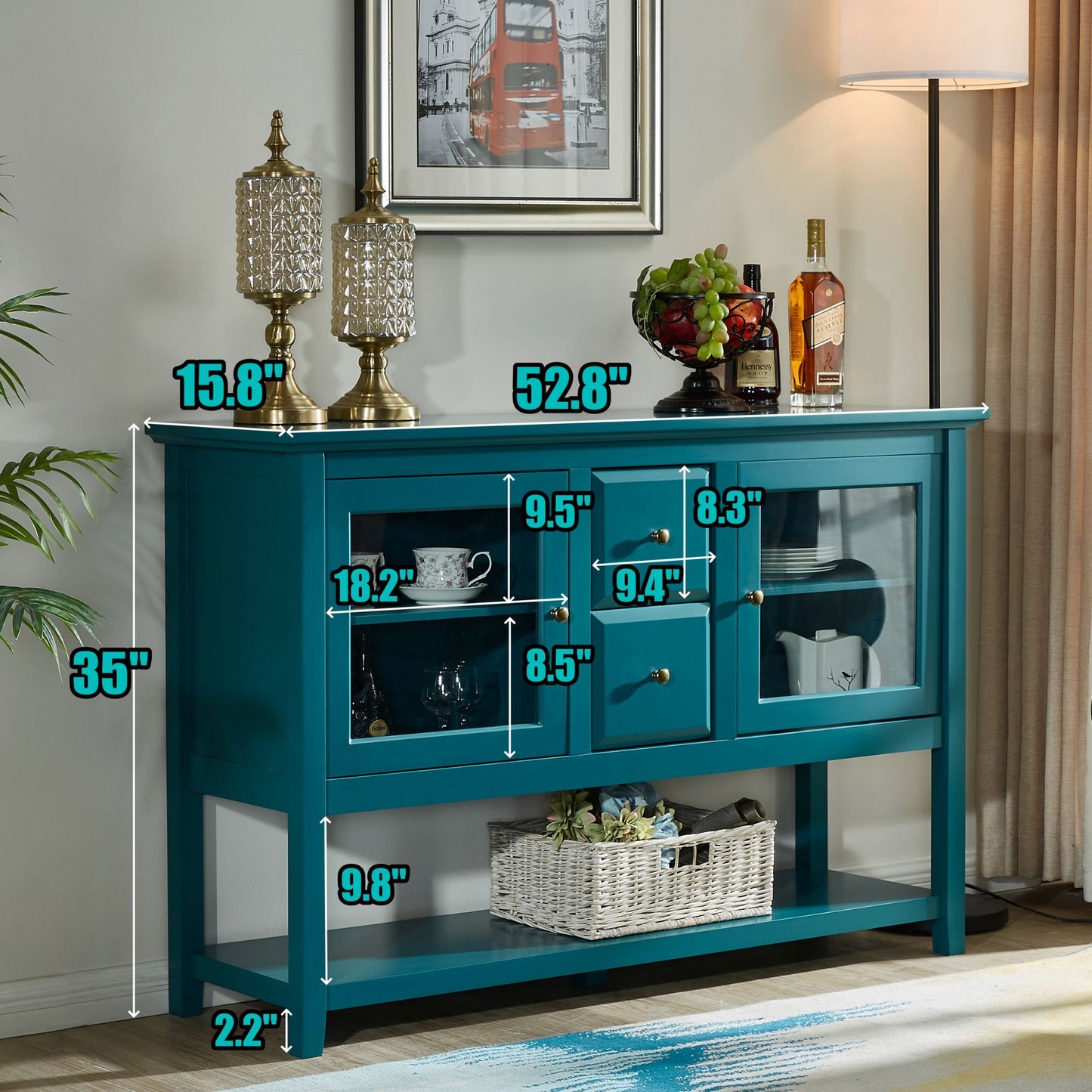 Vicki Sideboard with Adjustable Shelves