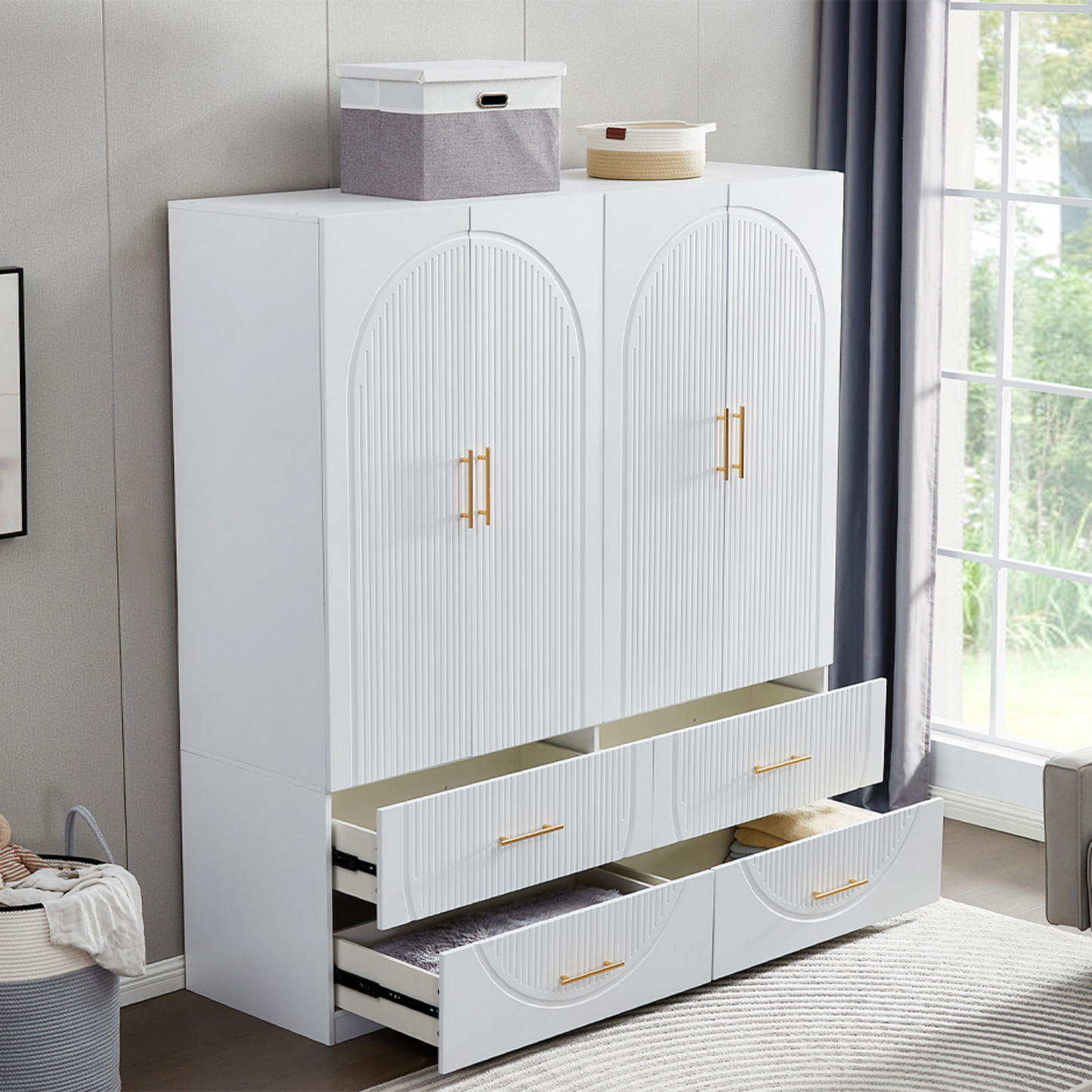 Jenson Freestanding Wardrobe Closet Collection