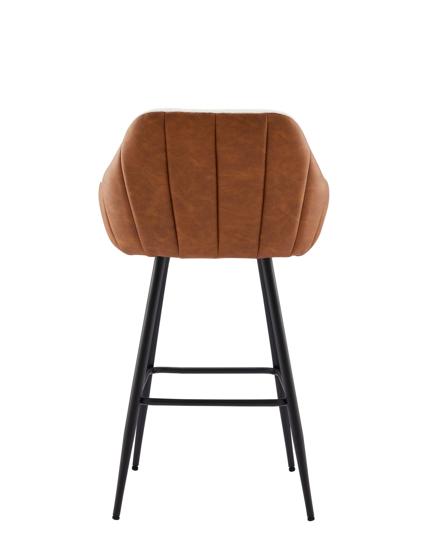 Goddard Leather Upholstered Bar Stool Set of 2