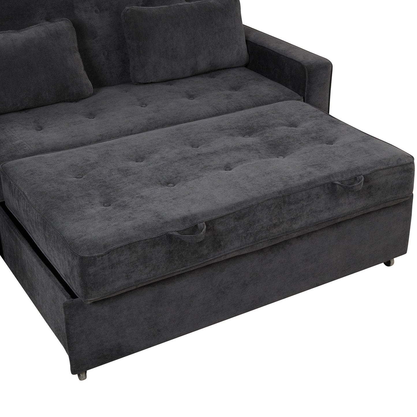 Evander Loveseat Sofa Sleeper in Black