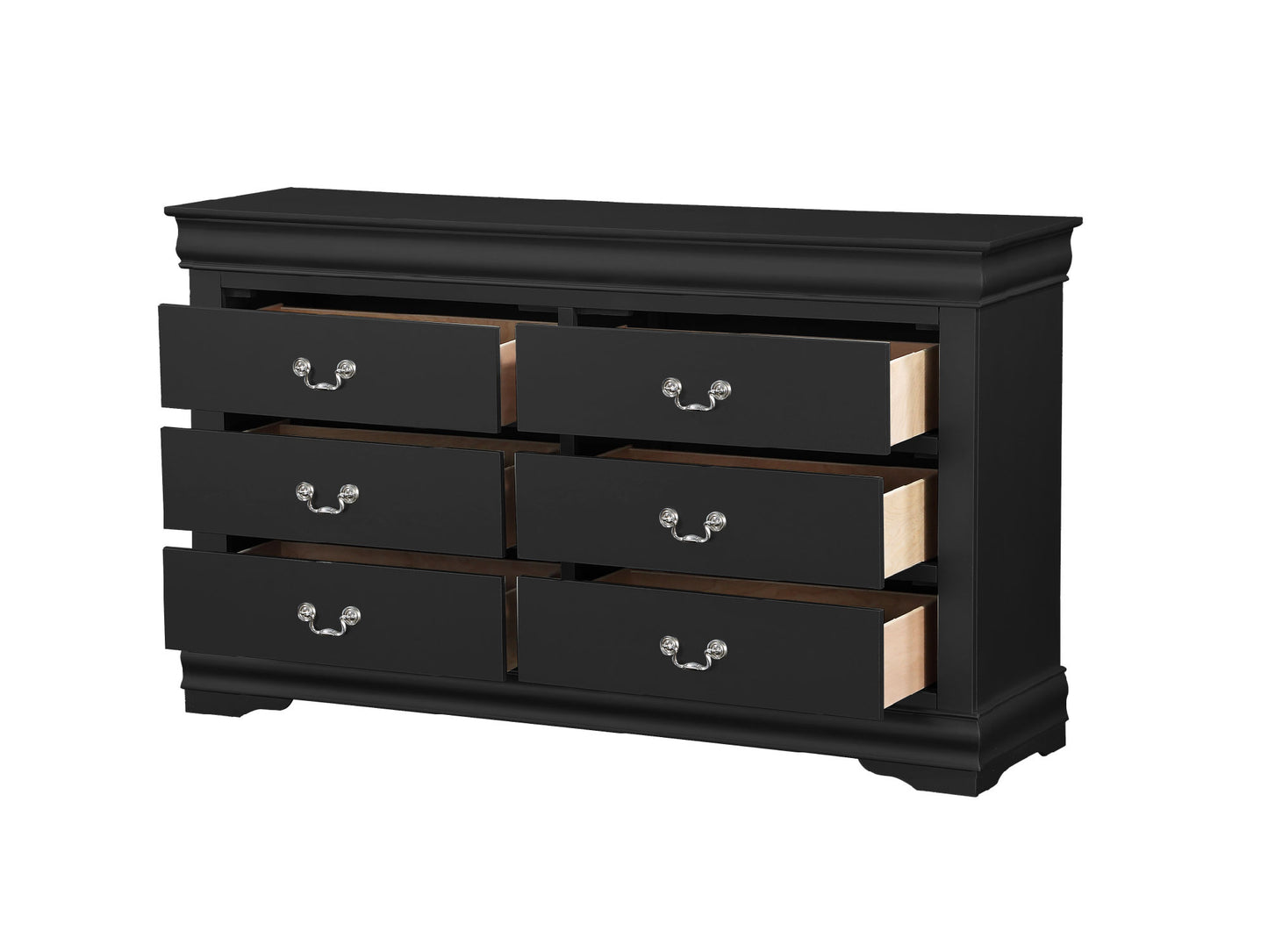 Louis Philippe 6 Drawer Dresser