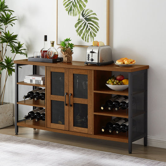 Remington Industrial Wine Bar Cabinet