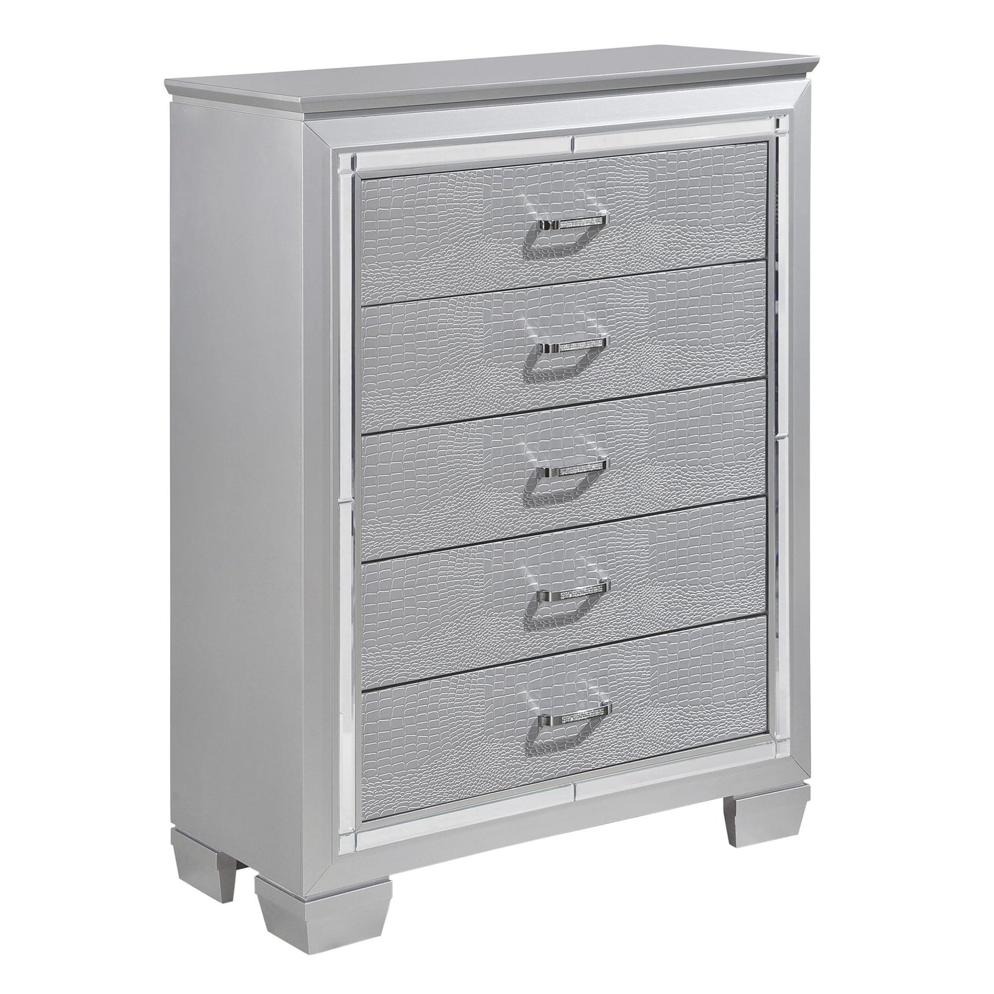 Allura Faux Alligator Embossed Dovetail Dresser