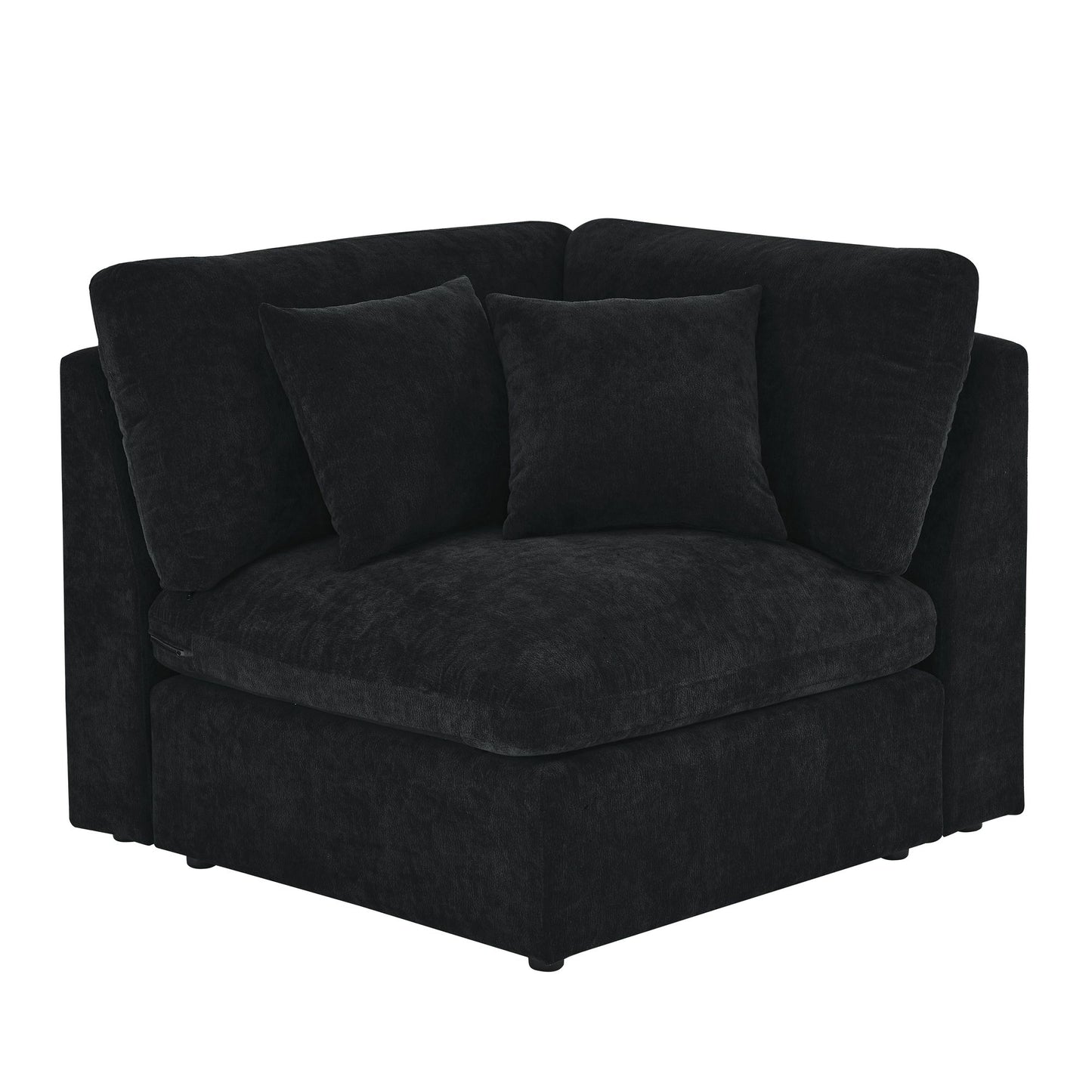 Oscar B. Oversized L-Shaped Sectional Sofa w/Removable Down-Filled Seat Cushions