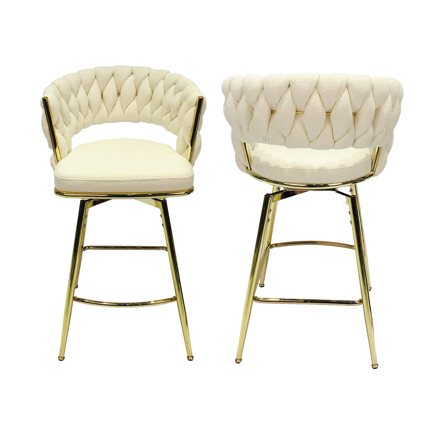 Bedford Woven Back Bar Stool Set of 2