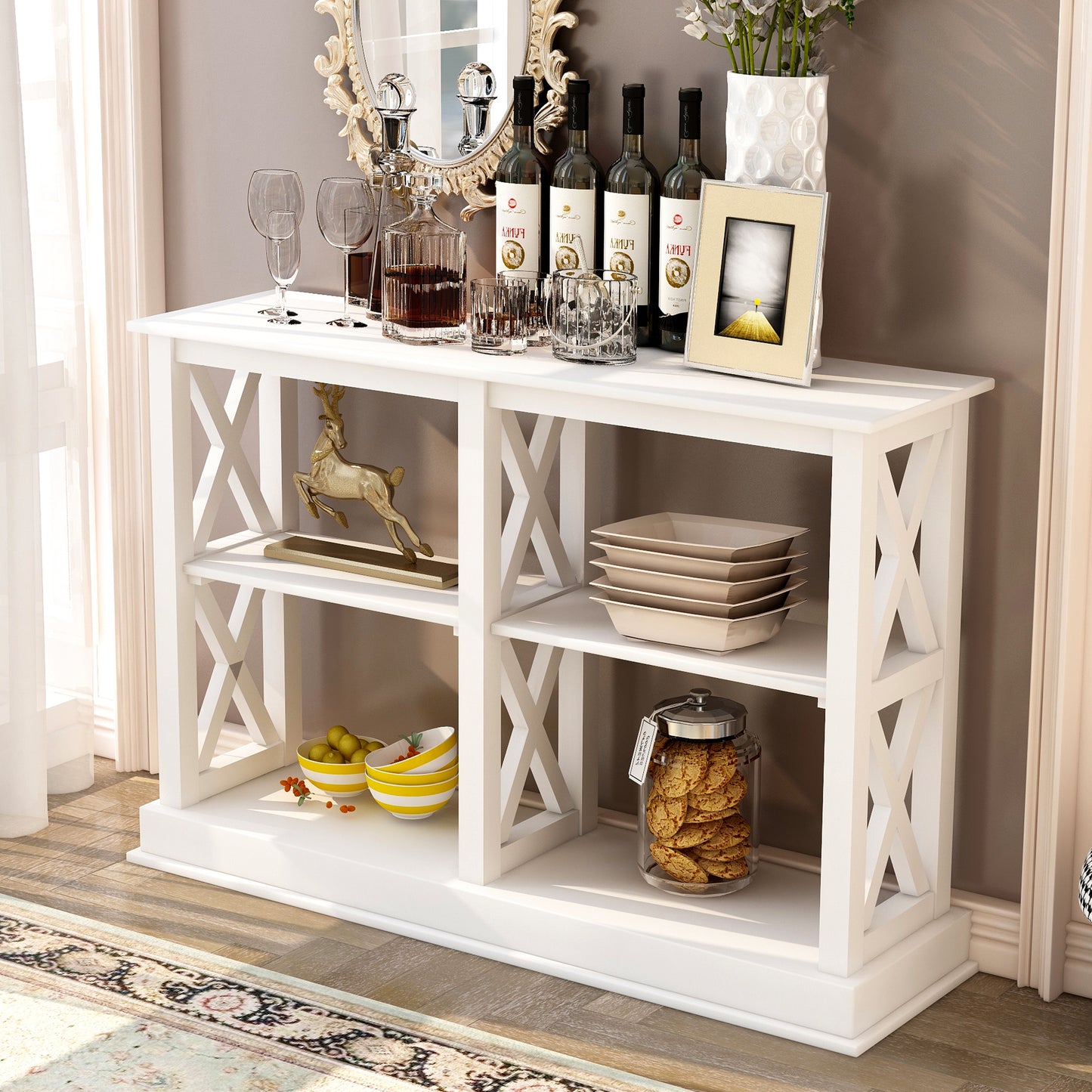 Bakersfield 3-Tier Console Table