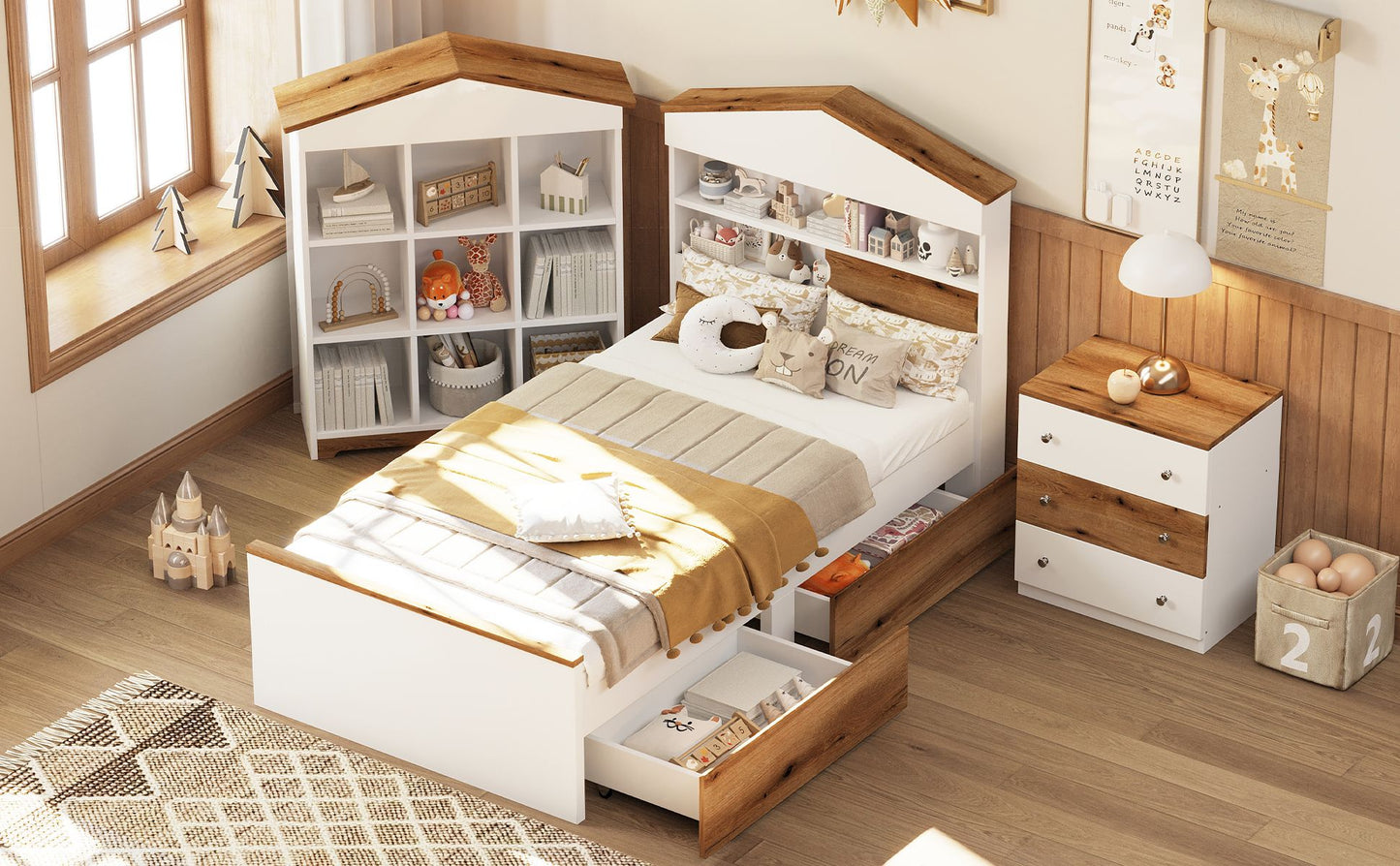 Prairie Wish 3 Pc. Twin House Bedroom Set