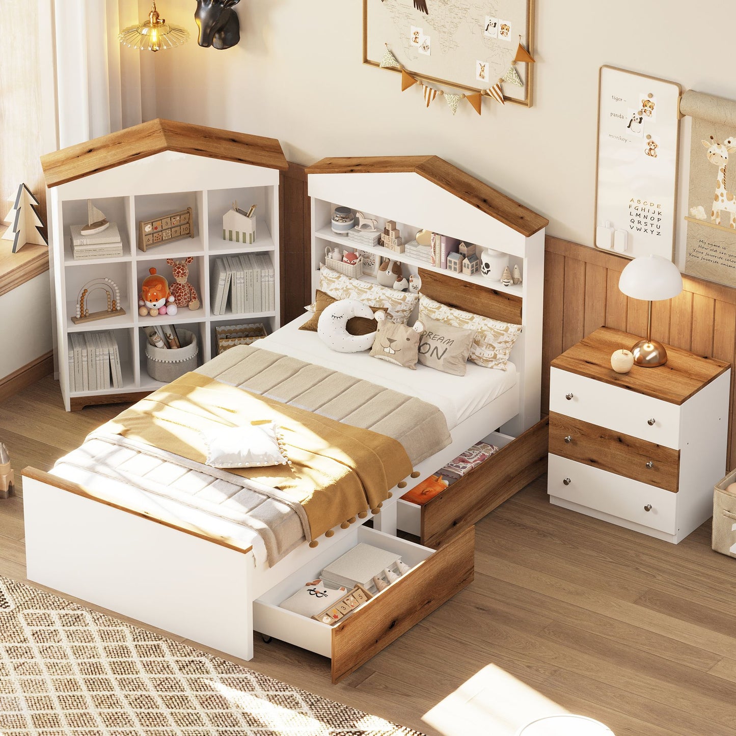 Prairie Wish 3 Pc. Twin House Bedroom Set