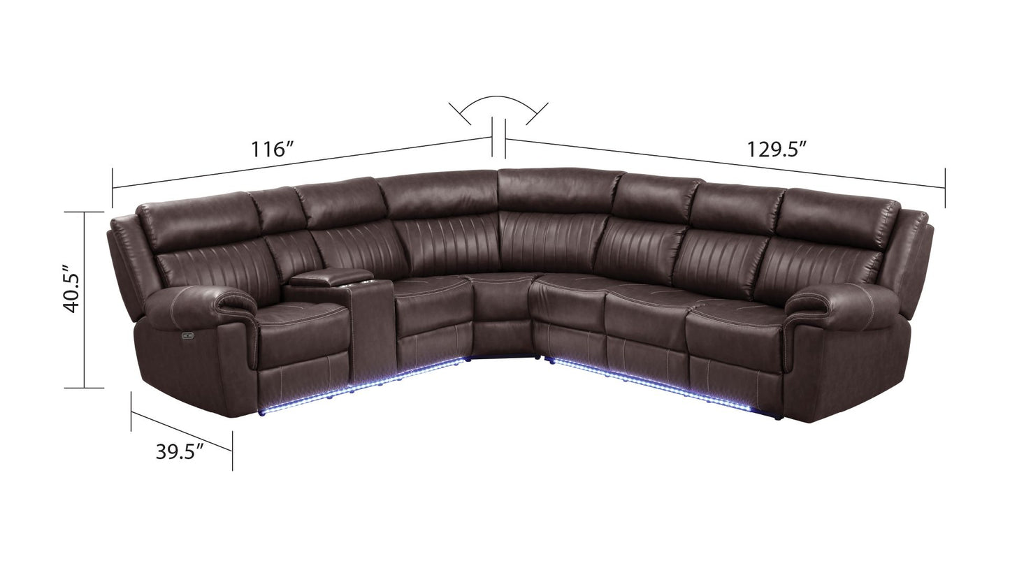 Selenium Recliner Sectional Sofa