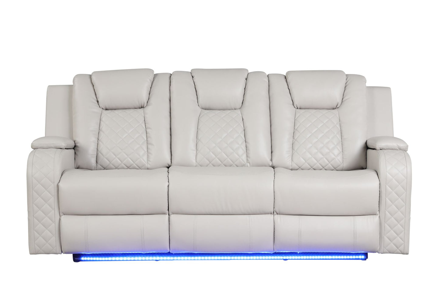 Rover 3 Pc. LED & Power Recliner Sofa Set  in Ice