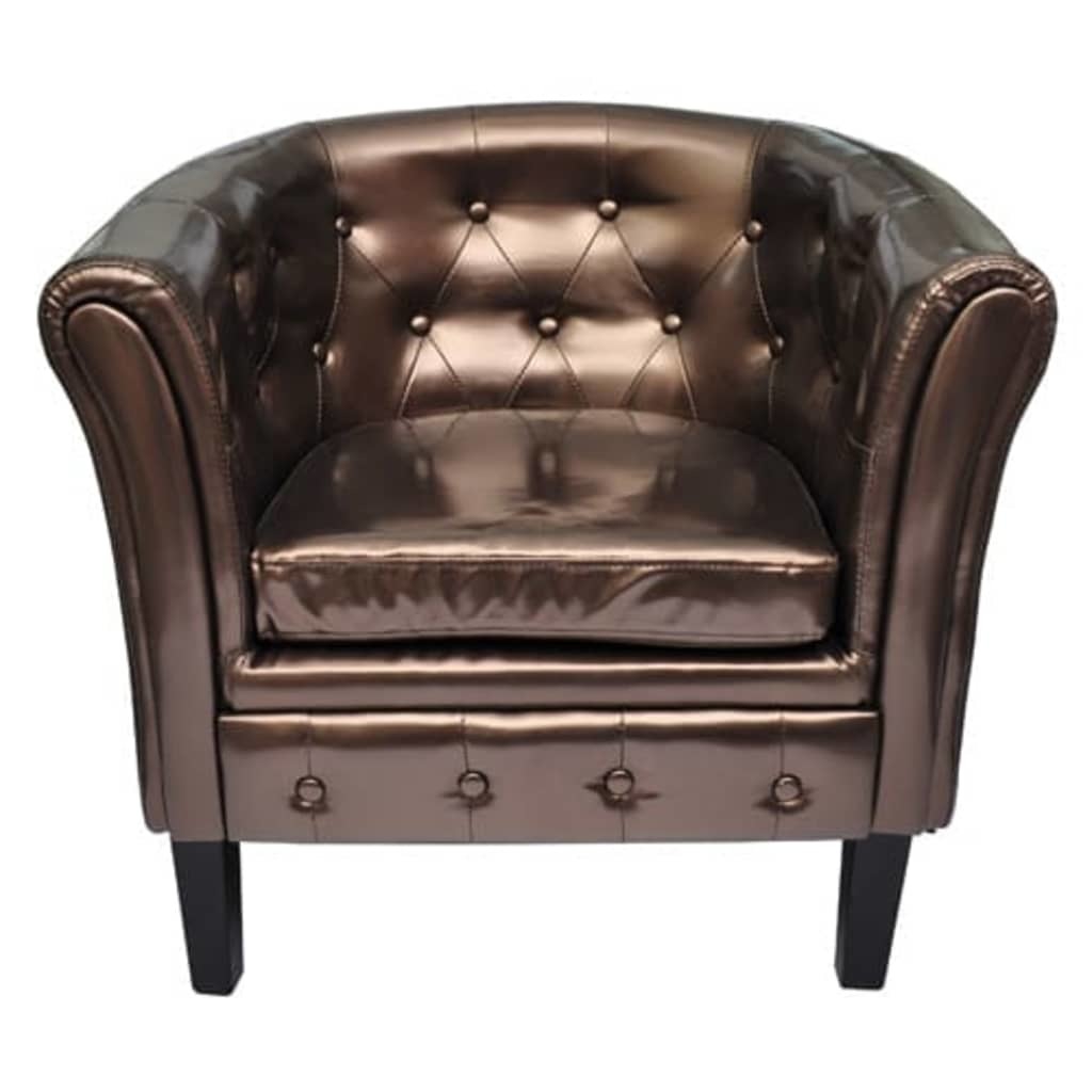 Truman Vegan Leather Club Chair