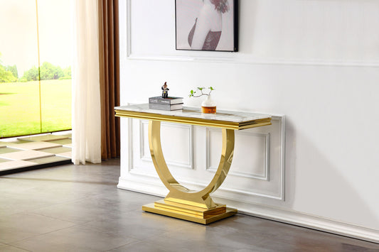 Lysander Marble Console Table