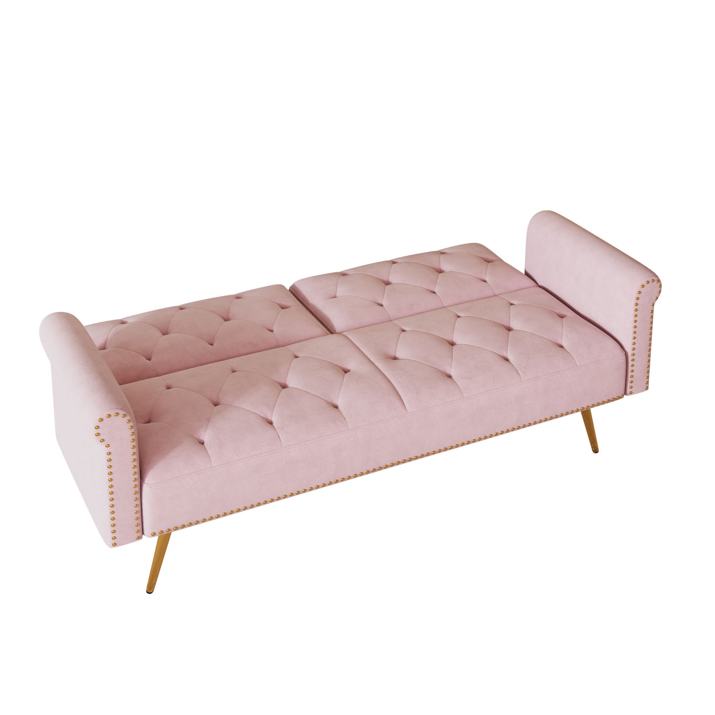 Clairmount Tufted Velvet Sofa Bed