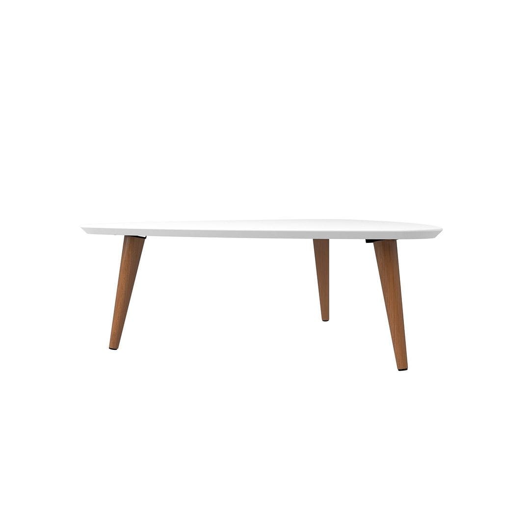 Utopian Triangle Coffee Table in White Gloss