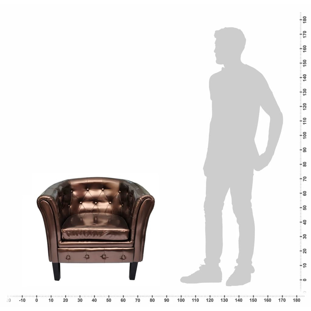 Truman Vegan Leather Club Chair