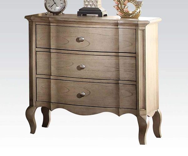 ACME Chelmsford Nightstand in Antique Taupe 26053