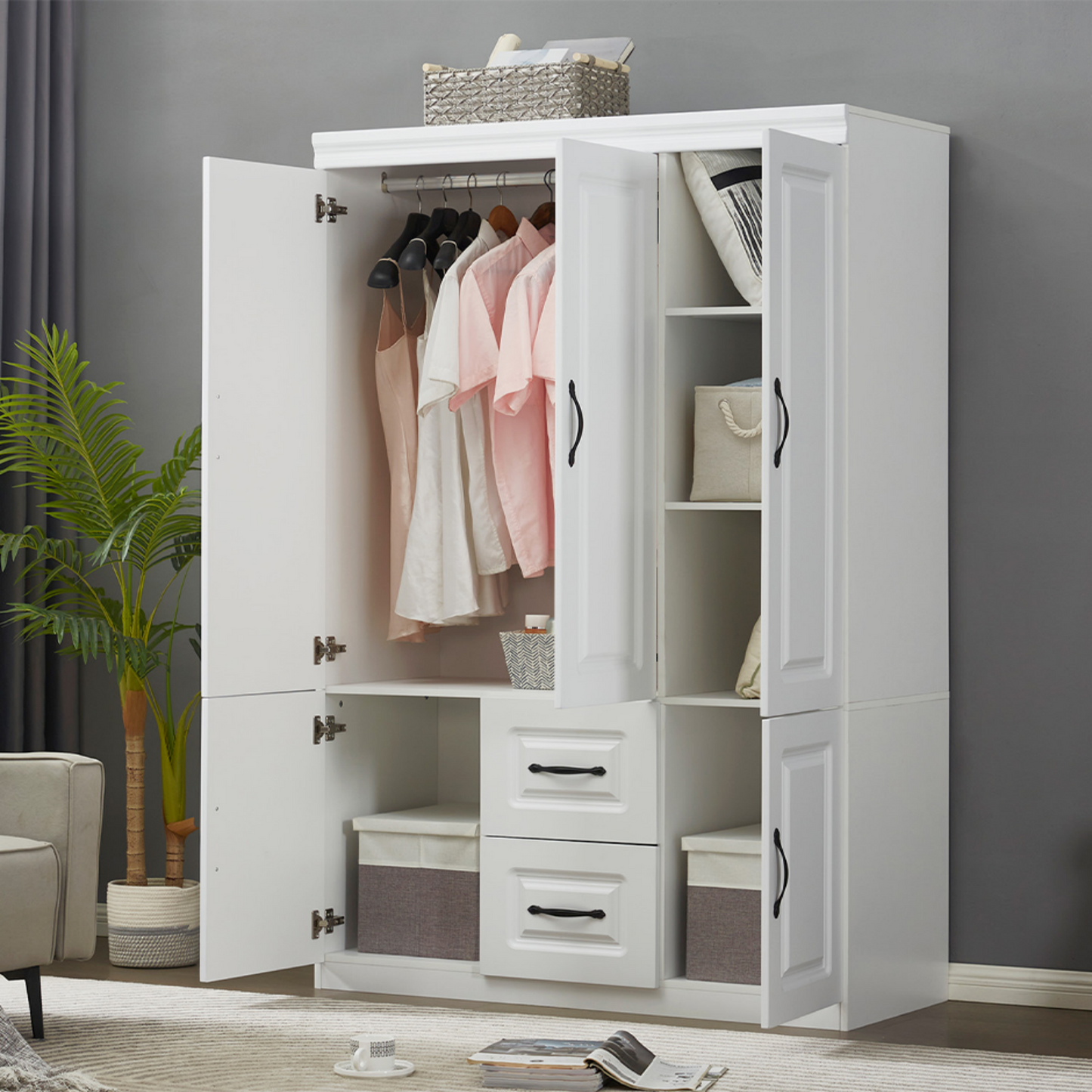 Jenson Freestanding Wardrobe Closet Collection