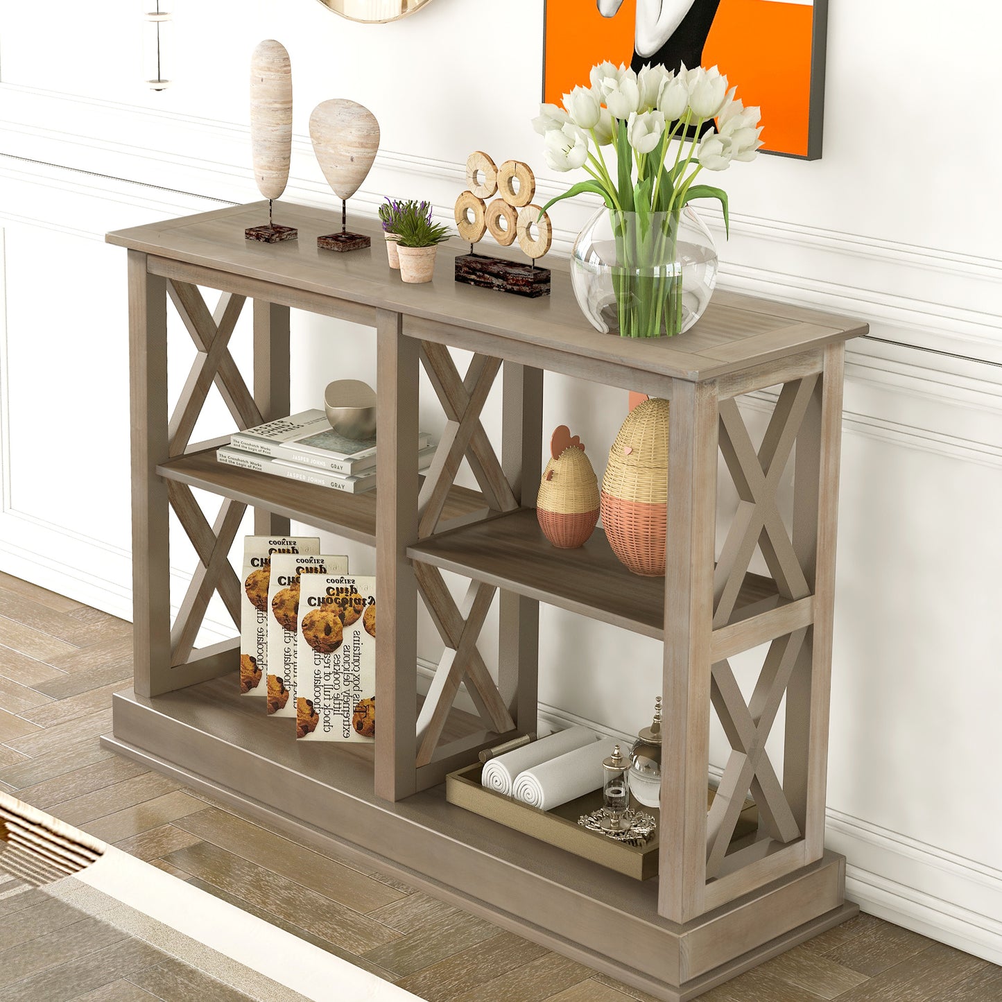 Bakersfield 3-Tier Console Table