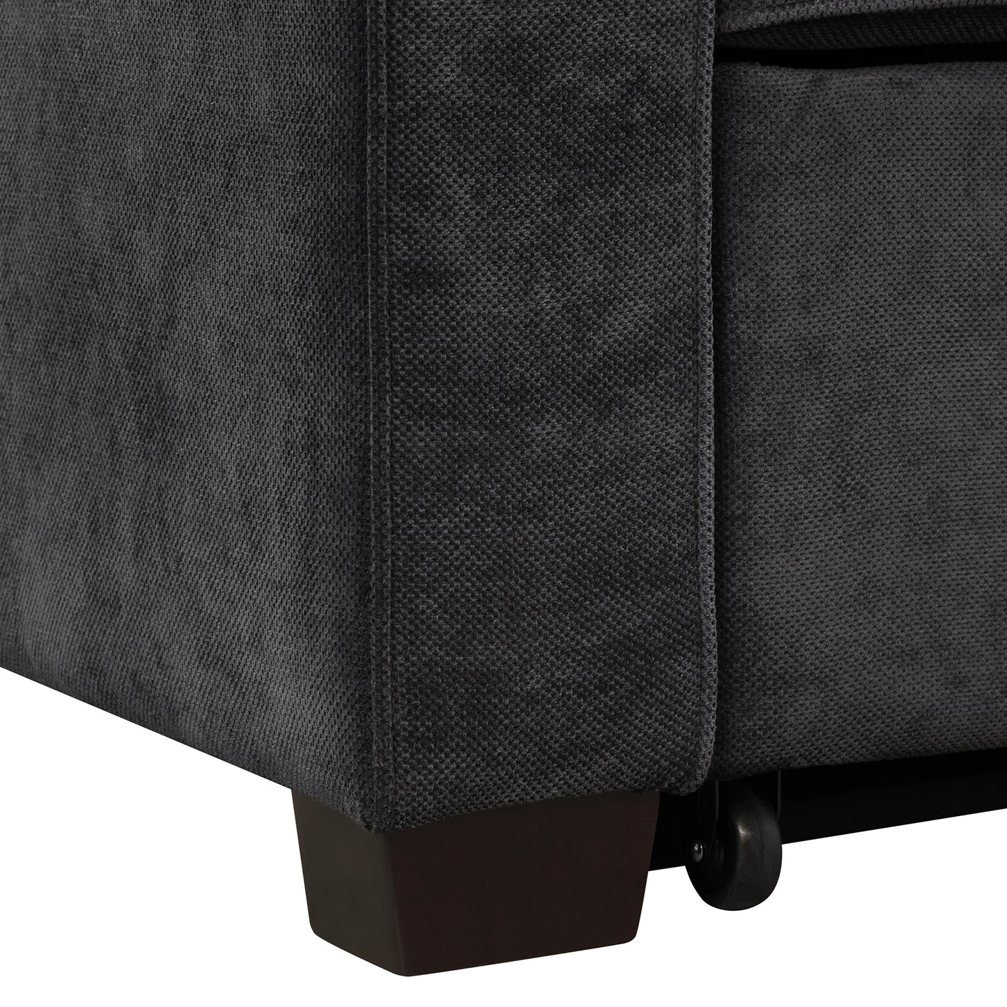 Evander Loveseat Sofa Sleeper in Black