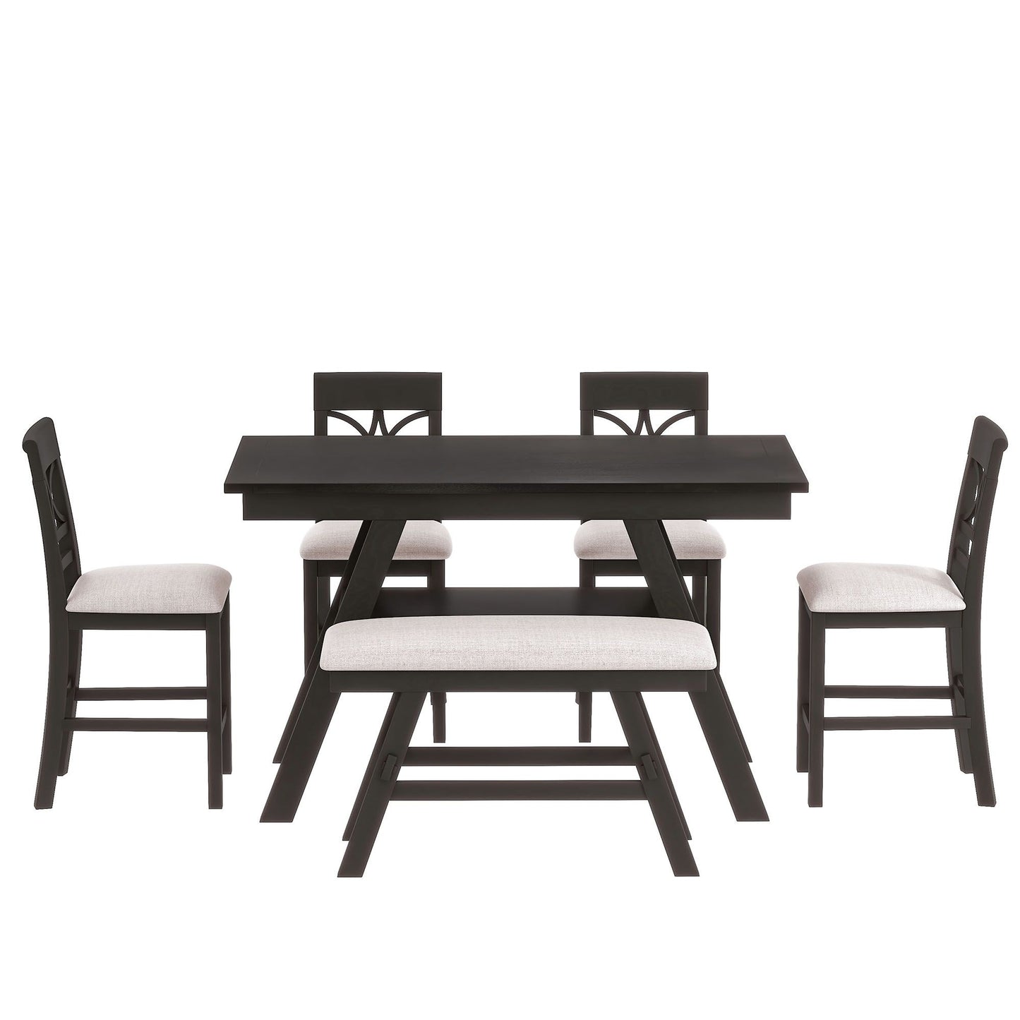 6 Pc. Collette Dining Table Set