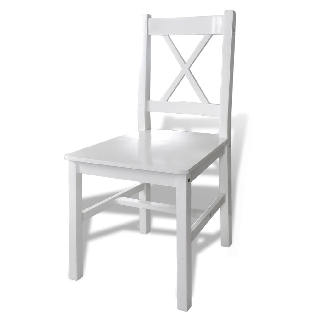 5 Pc. Classic Dining Set in White