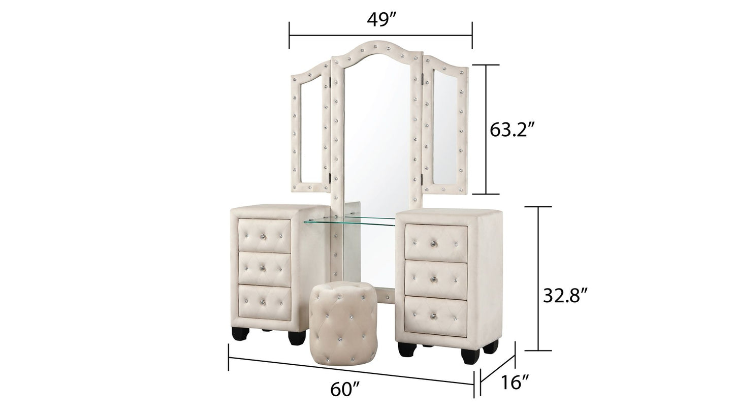 Hazel King 5 Pc. Bedroom Set with USB Ports