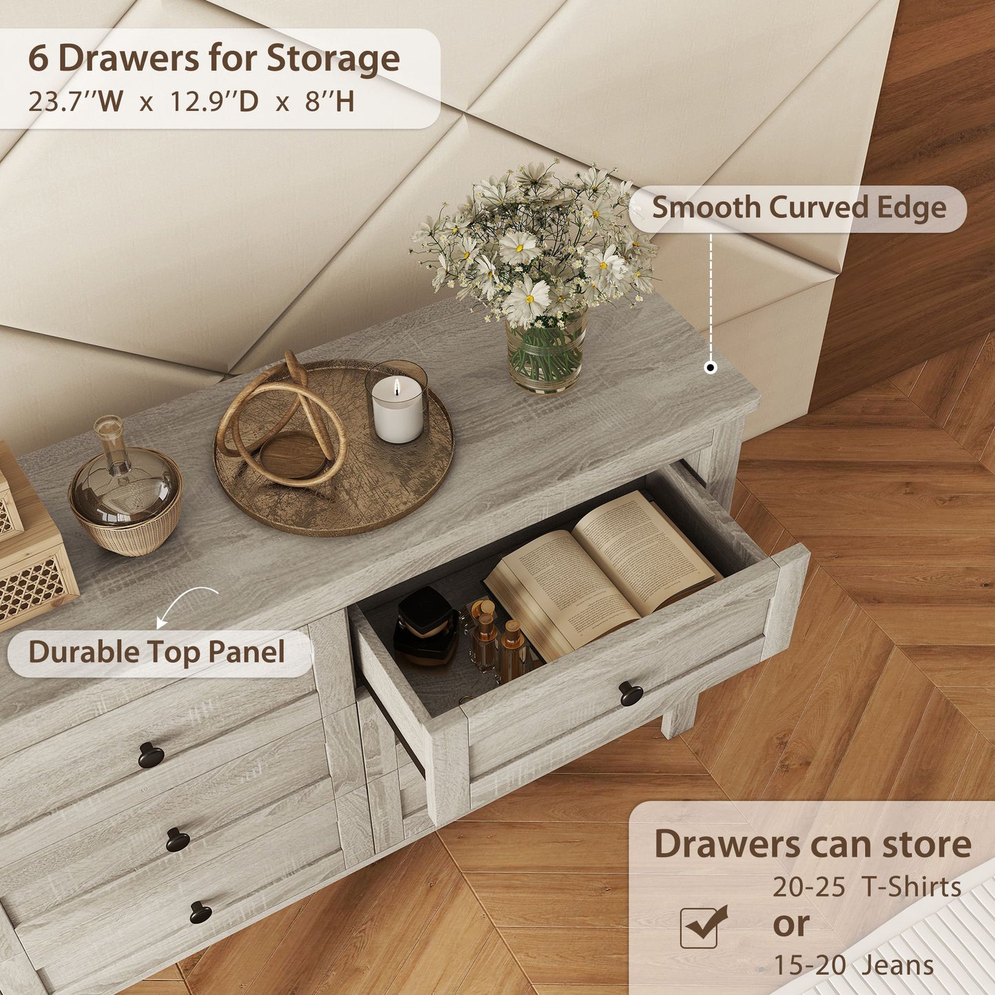 Frazier 3 Pc. Queen Platform Bedroom Suite with Double Sliding Doors