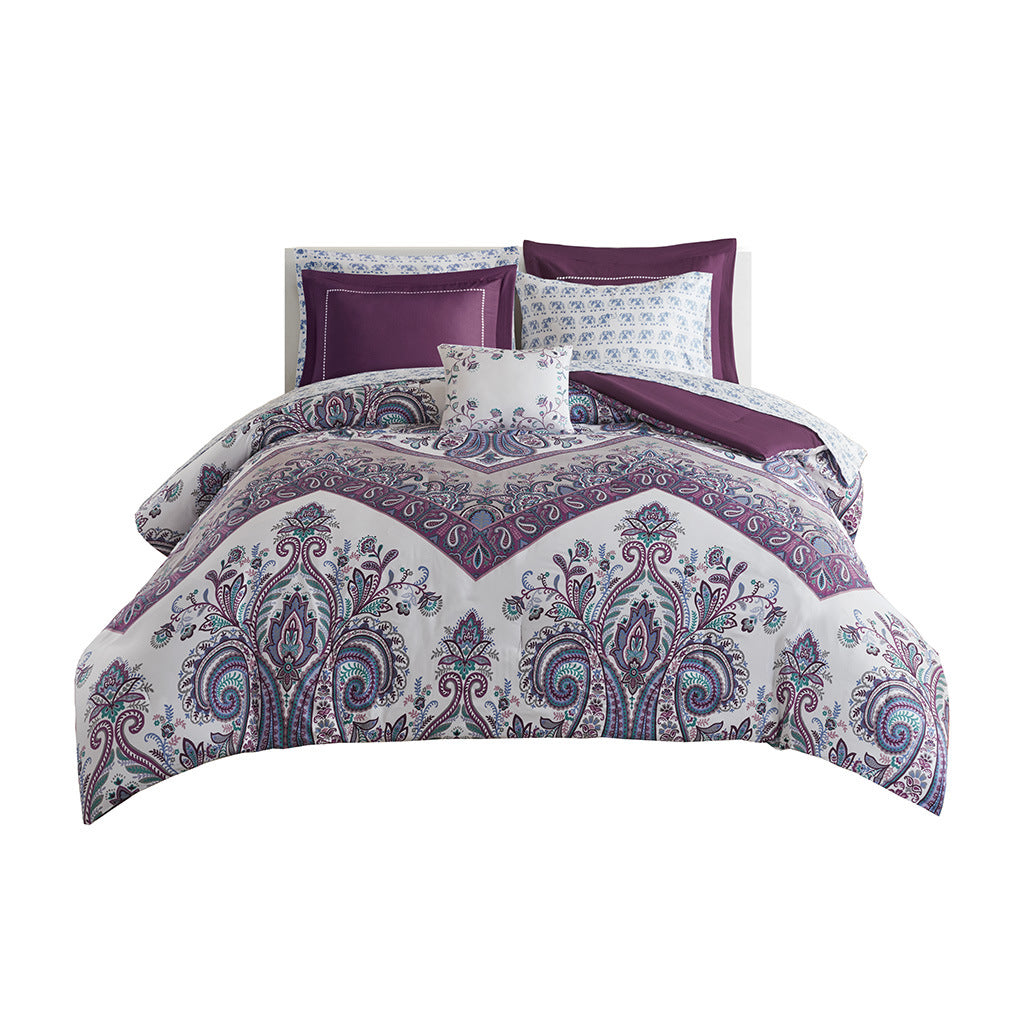 Boho Comforter Set with Bed Sheets