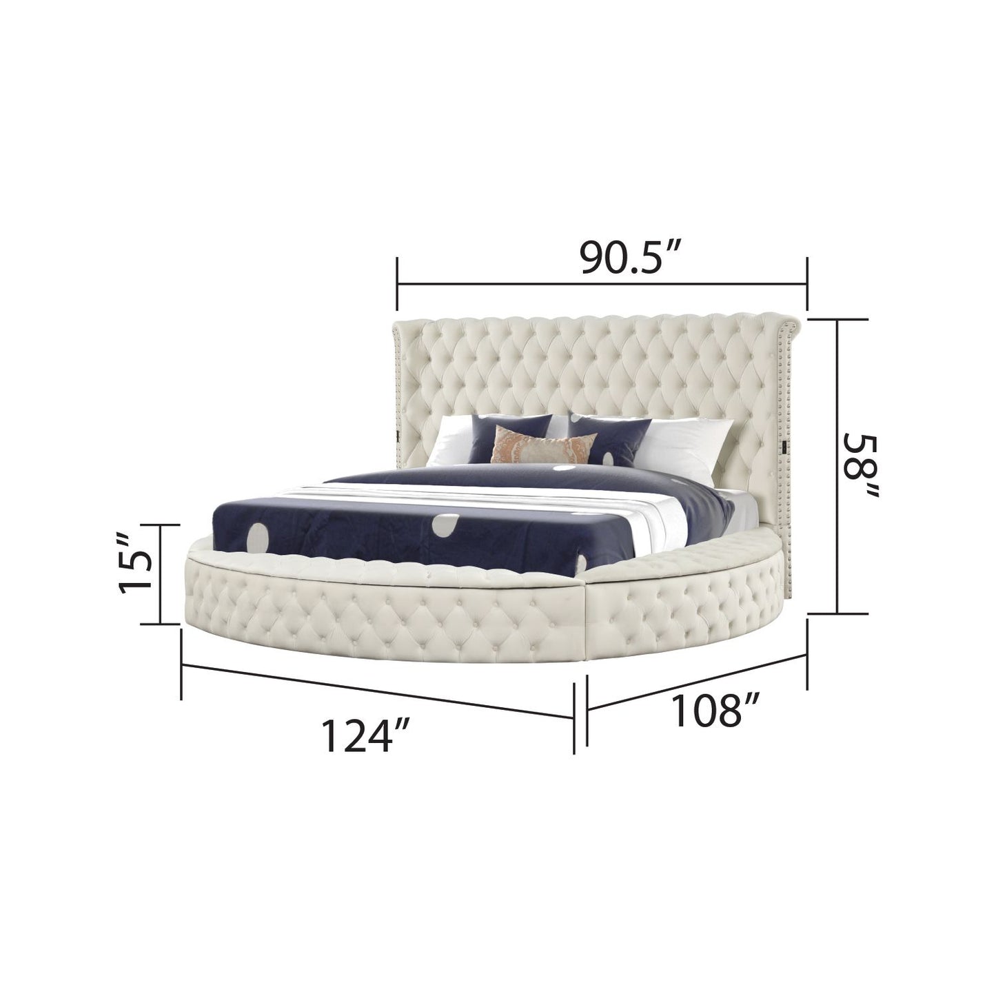 Hazel King 5 Pc. Bedroom Set with USB Ports