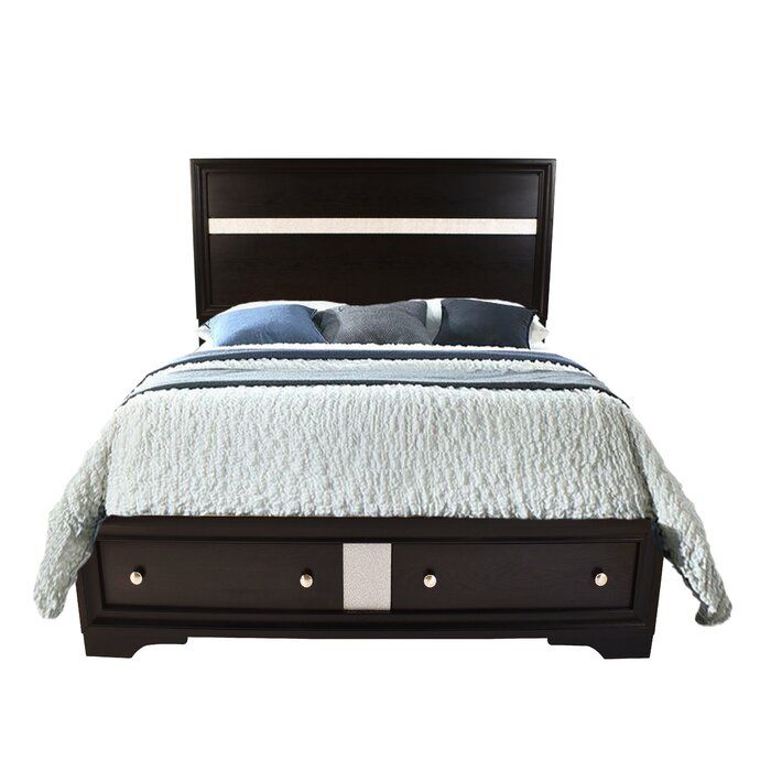 Maisie Queen 4 Pc. Bedroom Suite in Black