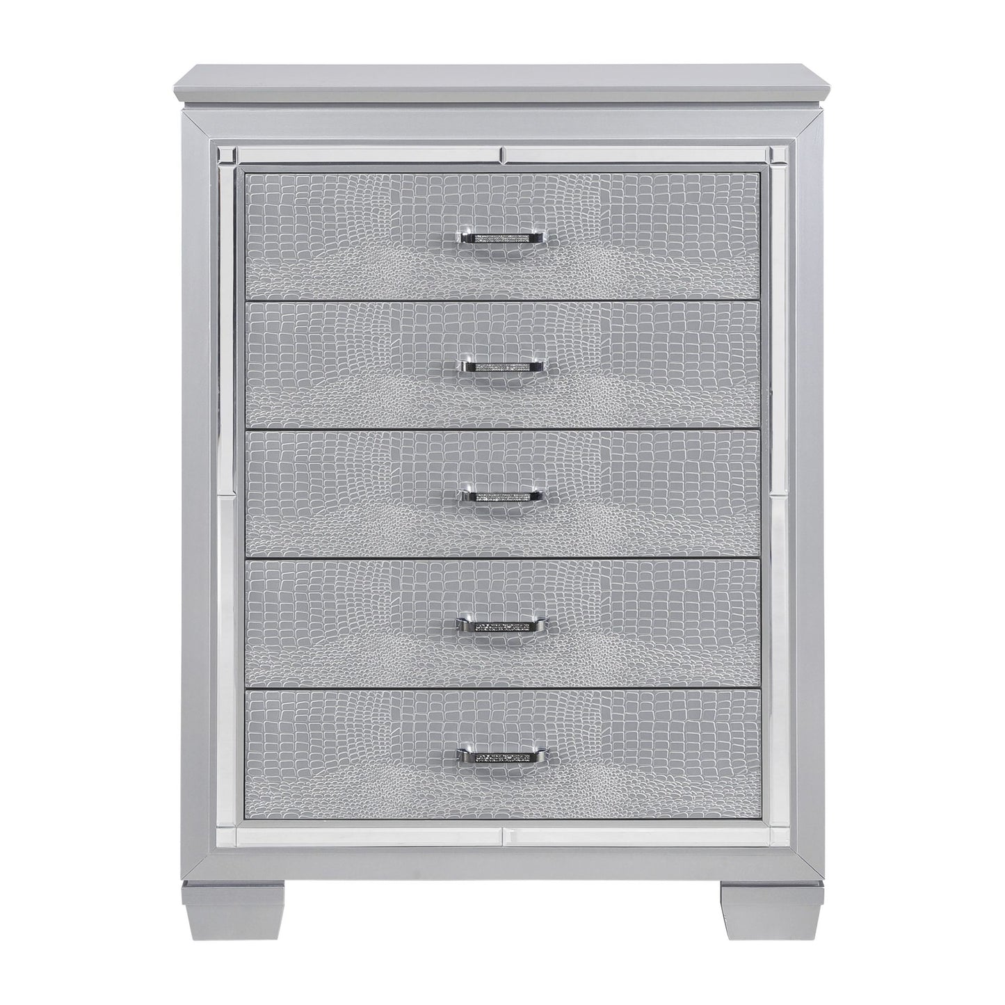 Allura Faux Alligator Embossed Dovetail Dresser