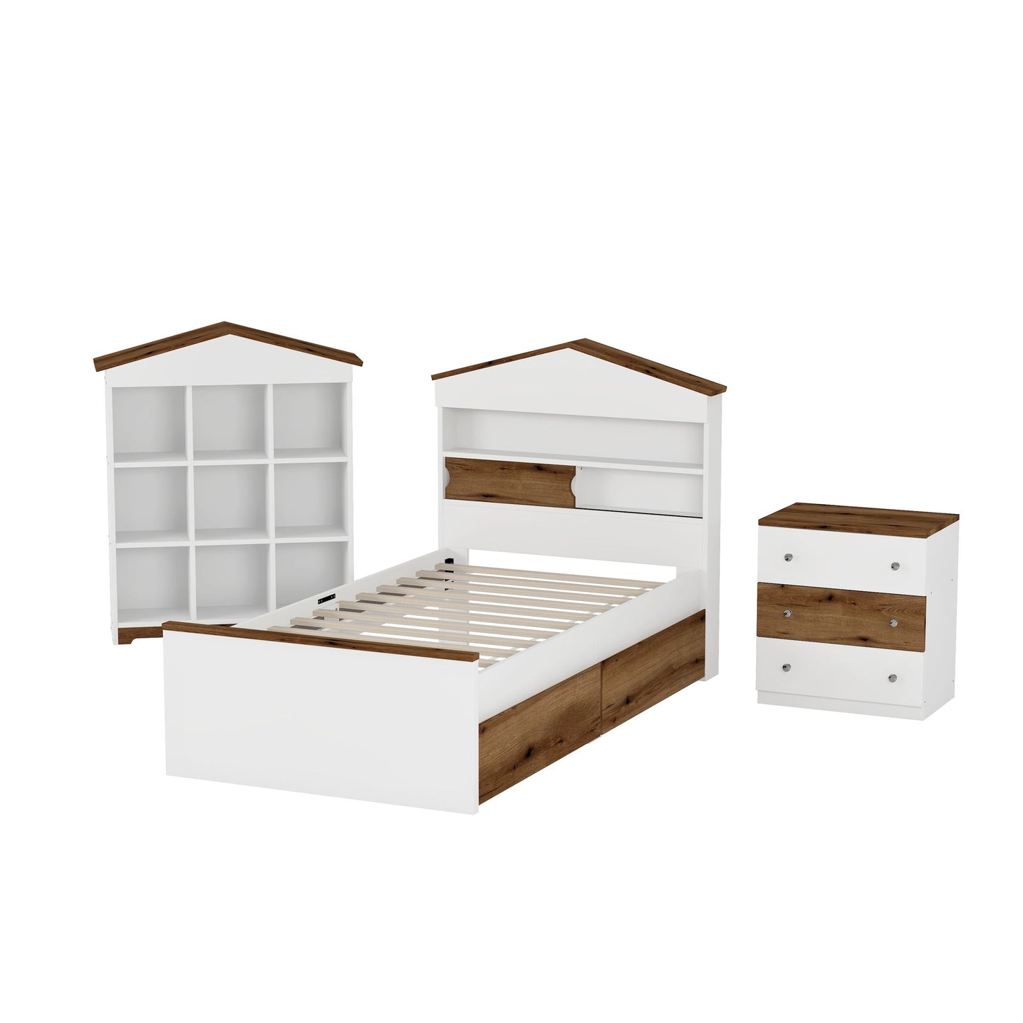 Prairie Wish 3 Pc. Twin House Bedroom Set