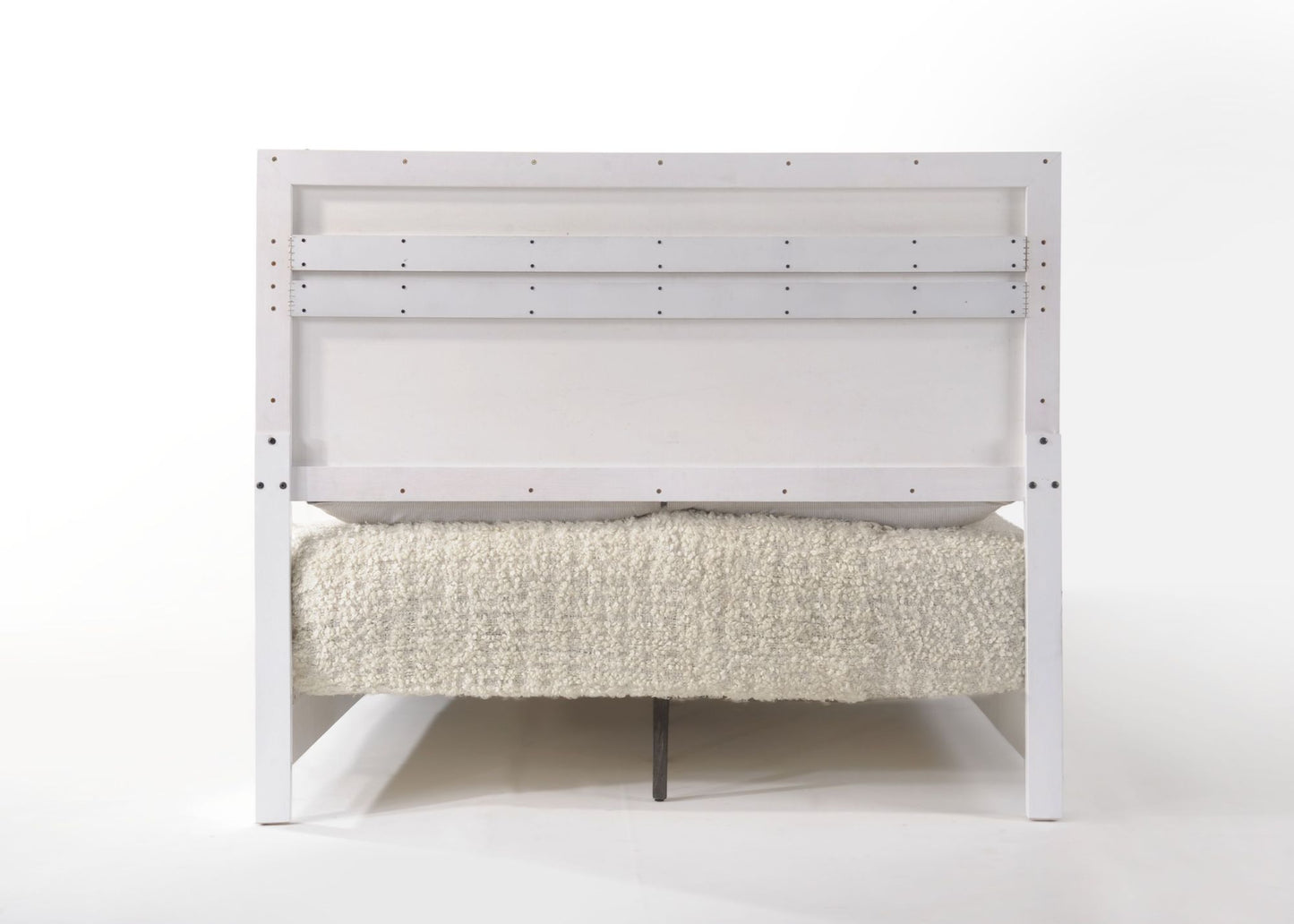 Naima II Queen Bed in White High Gloss